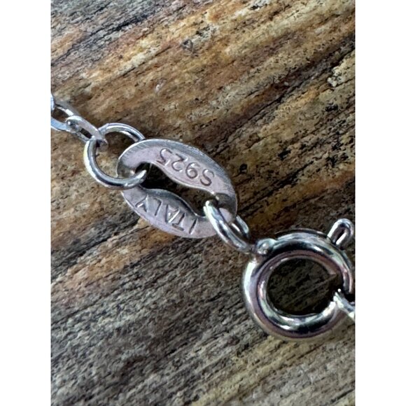 Sterling Silver "I Love You To The Moon And Back" Heart Pendant Necklace With CZ - Picture 5 of 6